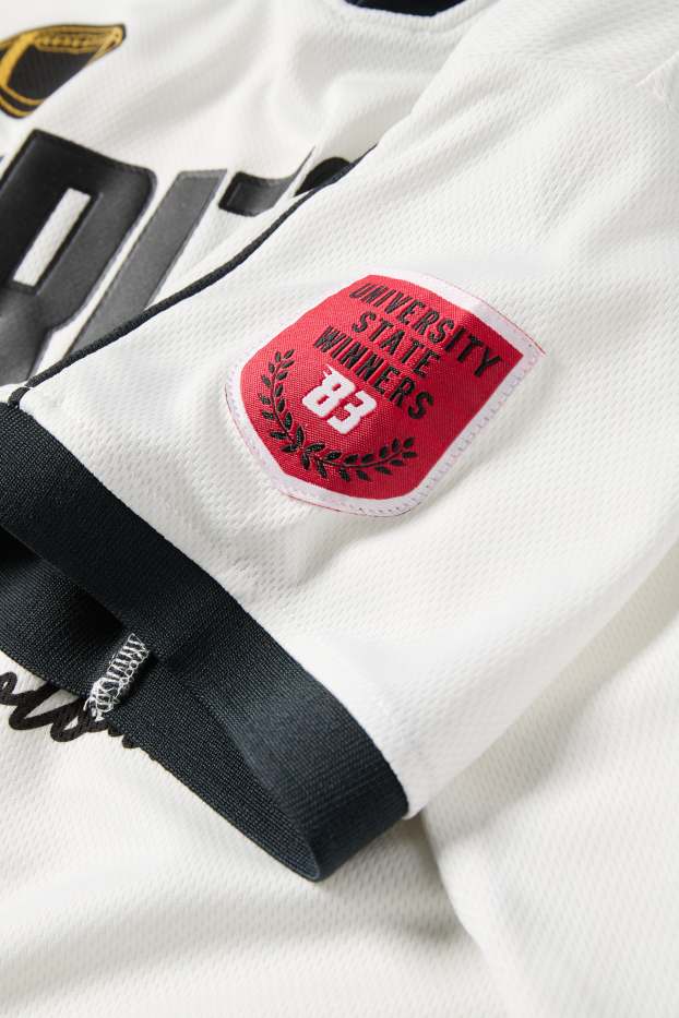 Kinderen: jongens - T-shirt - wit