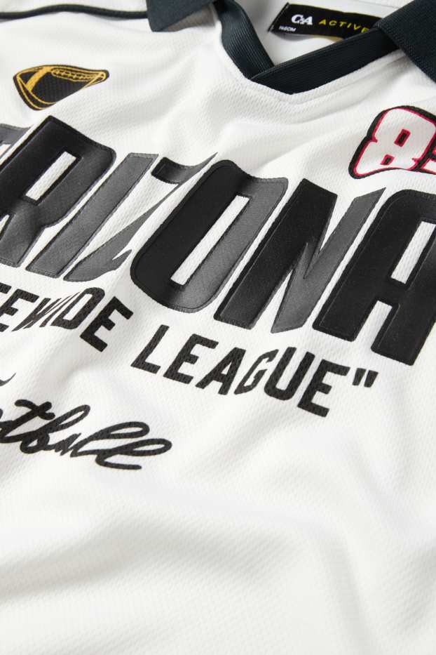 Kinderen: jongens - T-shirt - wit