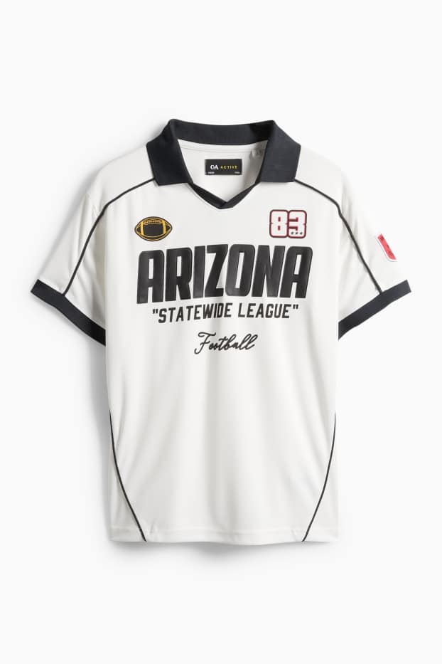 Kinderen: jongens - T-shirt - wit