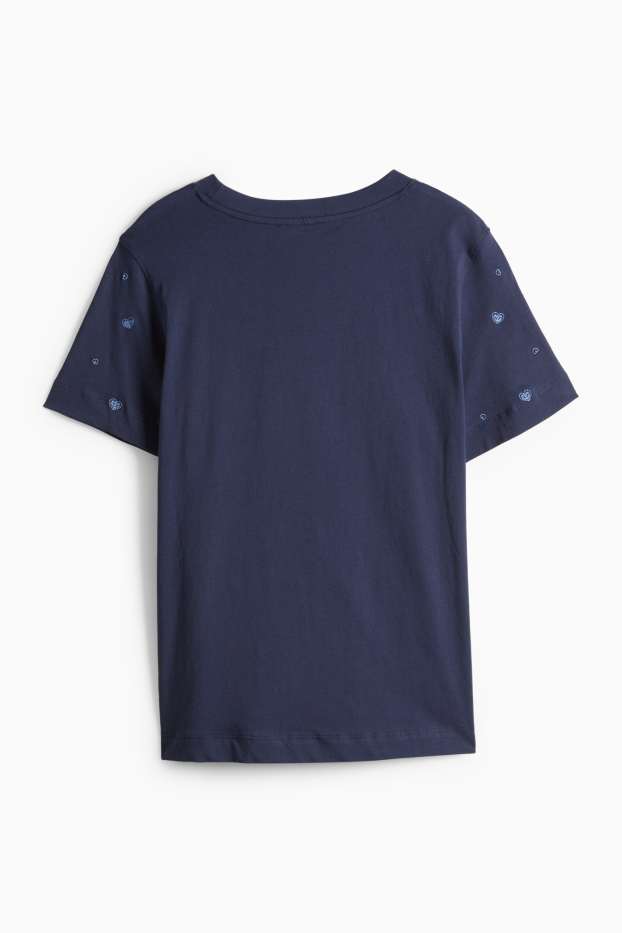 Dámské - Tričko - tmavomodrá