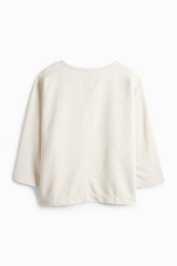 Dámské - Tričko - světle béžová