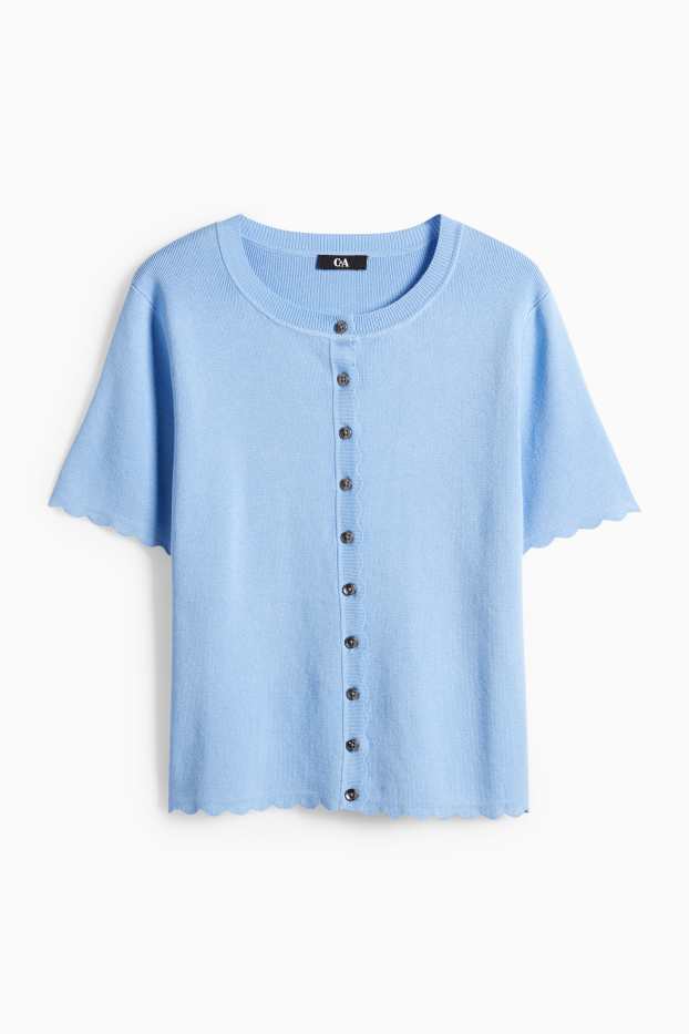 Dona - Jaqueta de punt - blau clar