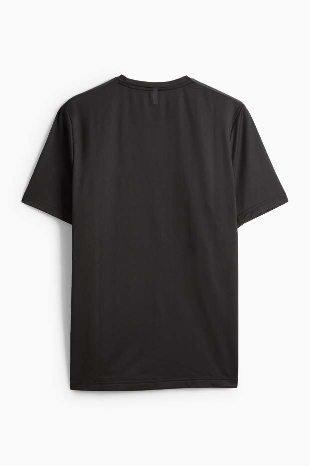 Uomo - T-shirt sportiva - regular fit - nero