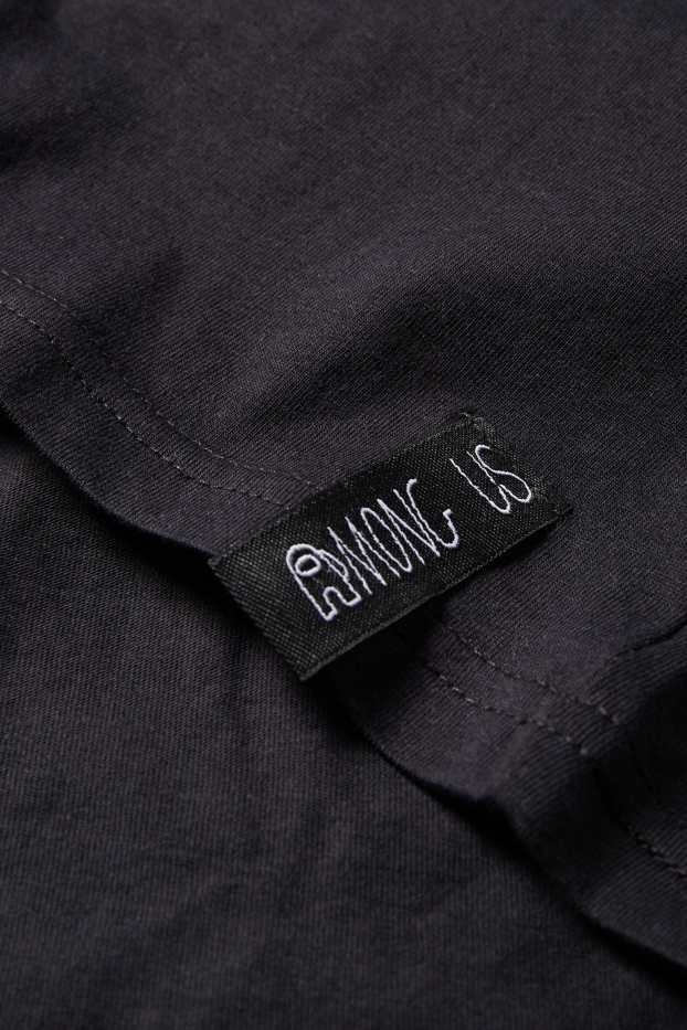 Děti - chlapci - Among Us - tričko s krátkým rukávem - černá