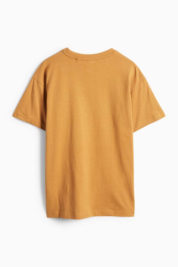 Kinder Jungen - Skateboard - Kurzarmshirt - braun