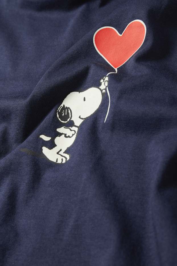 Dames - T-shirt - donkerblauw