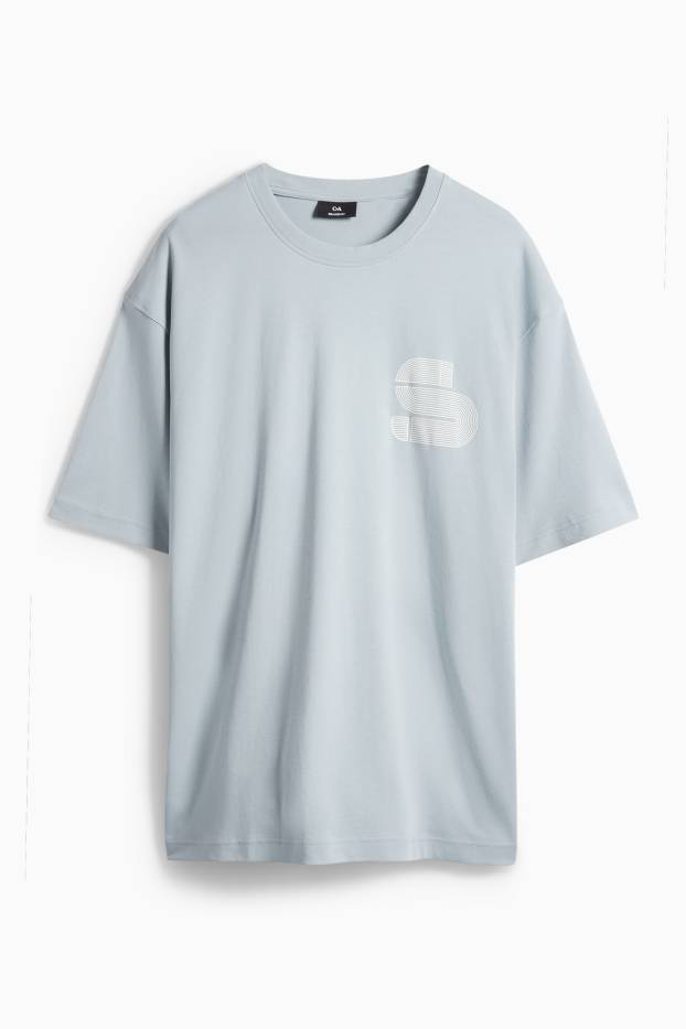 Pánské - Tričko - tyrkysová