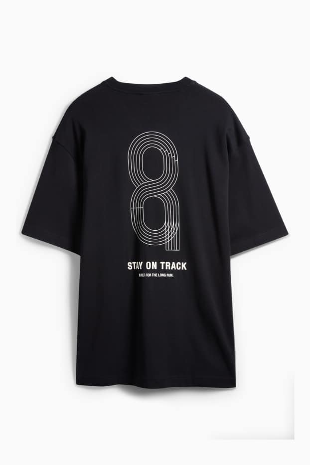 Pánské - Tričko - černá