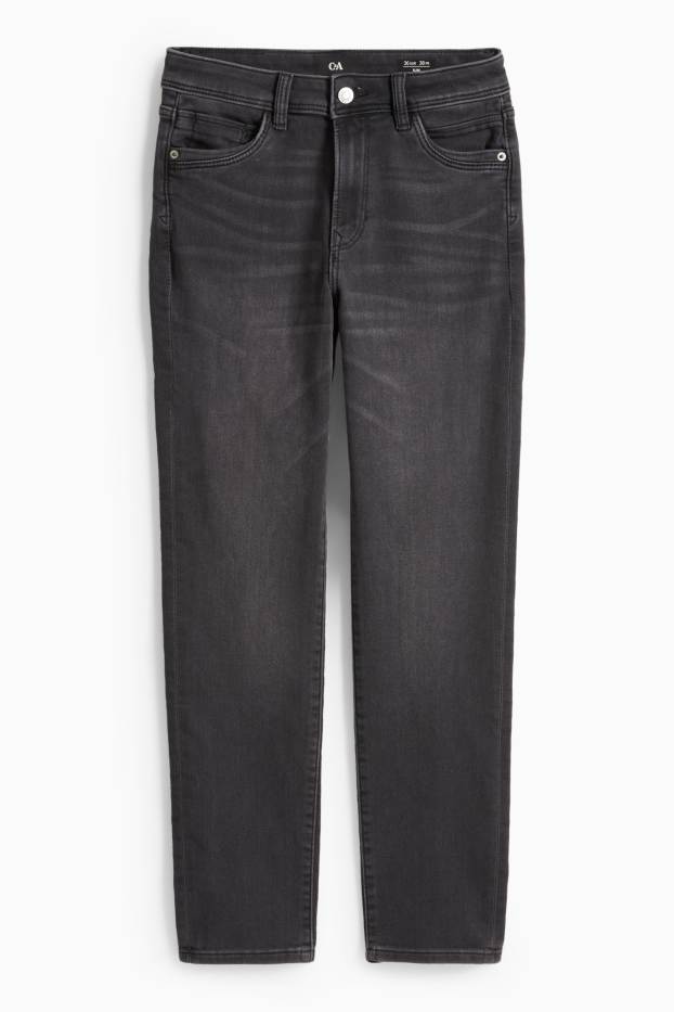 Donna - Slim jeans - vita media - jog denim - jeans grigio scuro