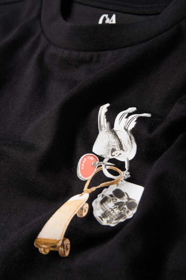 Děti - chlapci - Skater - tričko s krátkým rukávem - černá