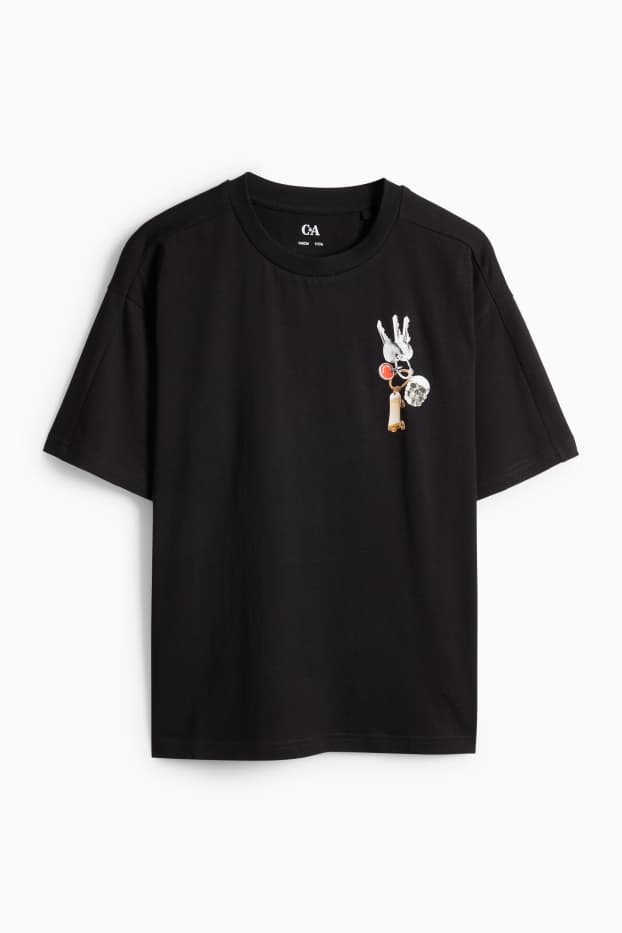 Děti - chlapci - Skater - tričko s krátkým rukávem - černá