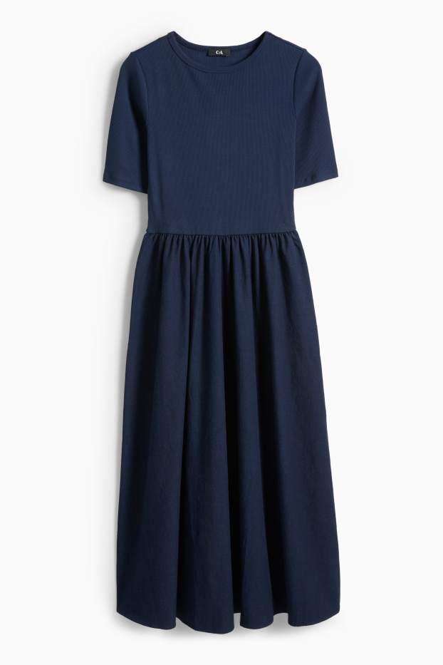 Femmes - Robe - bleu foncé