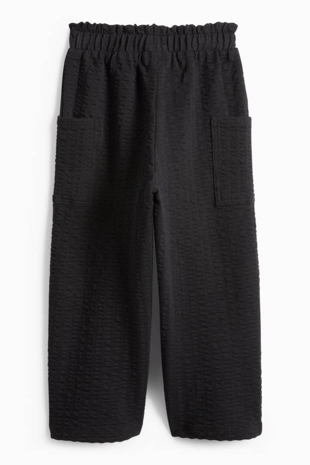 Enfants filles - Pantalon en jersey - noir