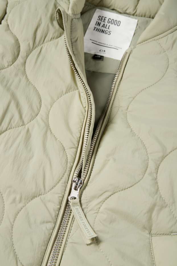 Děti - dívky - Bunda - světle zelená