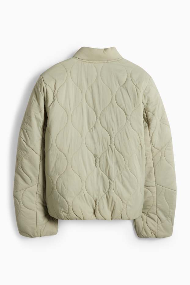 Děti - dívky - Bunda - světle zelená