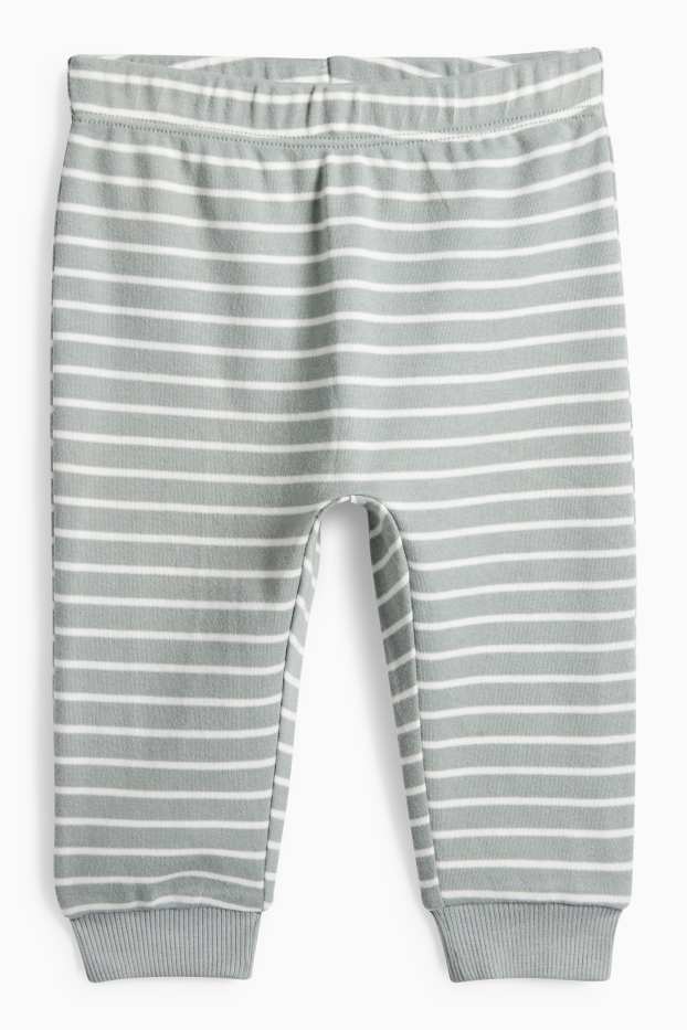 Miminka - chlapci - Žirafa, slon a chameleon - pyžamo pro miminka - 2dílné - bílá