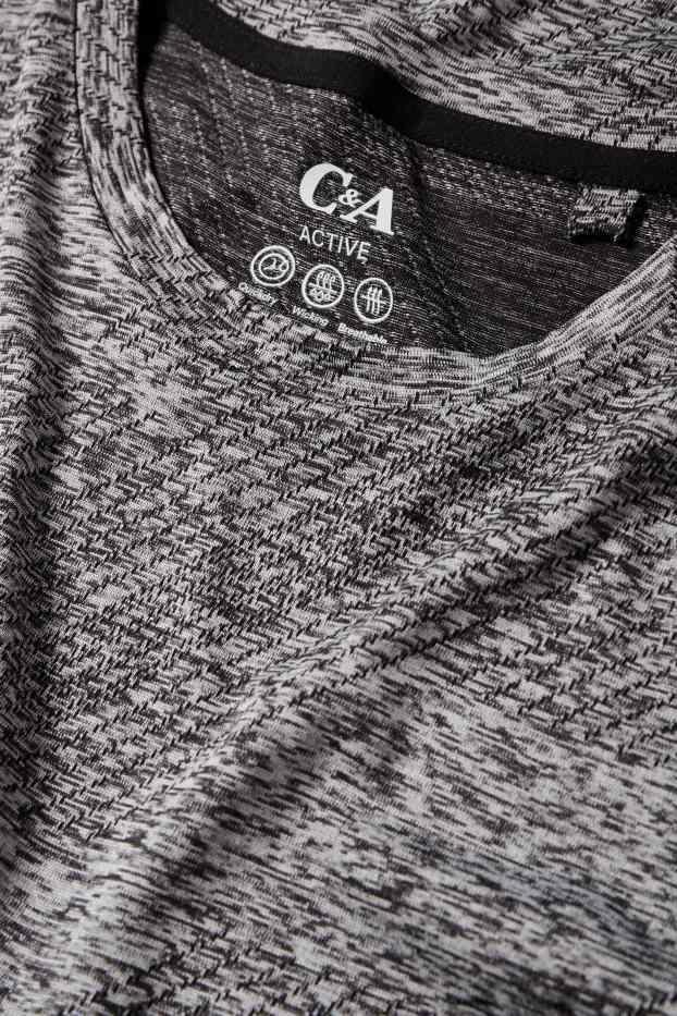 Bărbați - Tricou - negru / gri