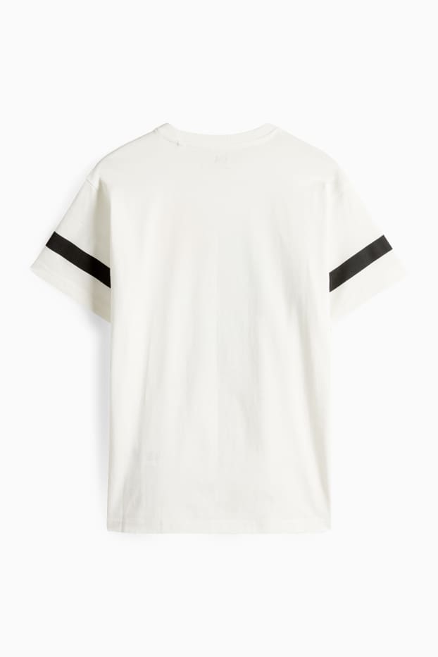 Enfants garçons - Basketball et squelette - T-shirt - blanc