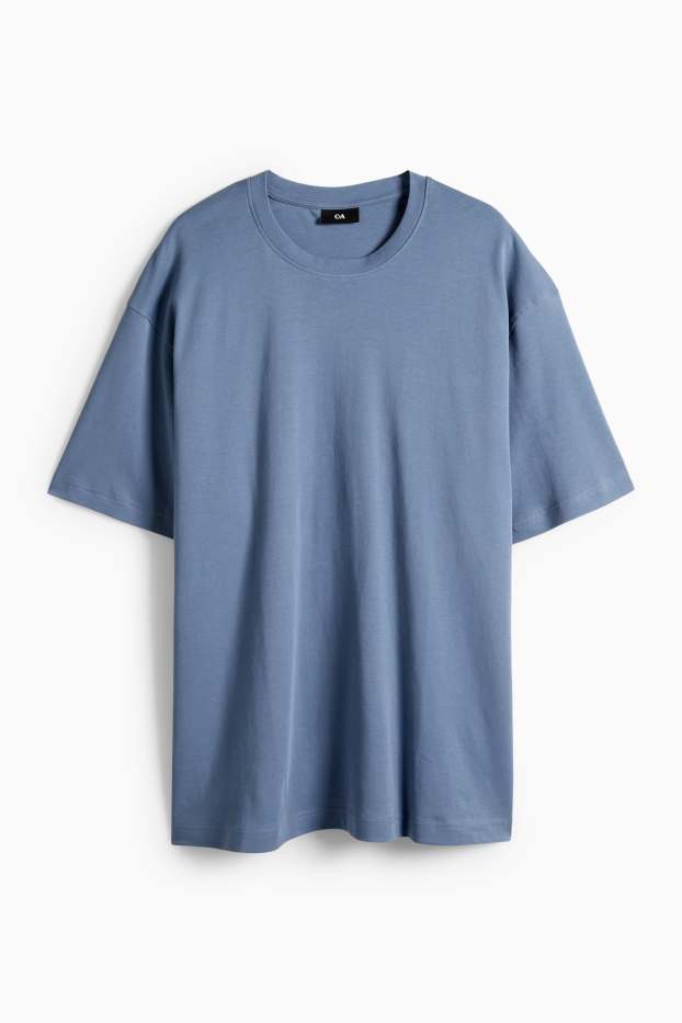 Herren - T-Shirt - Relaxed Fit - blau