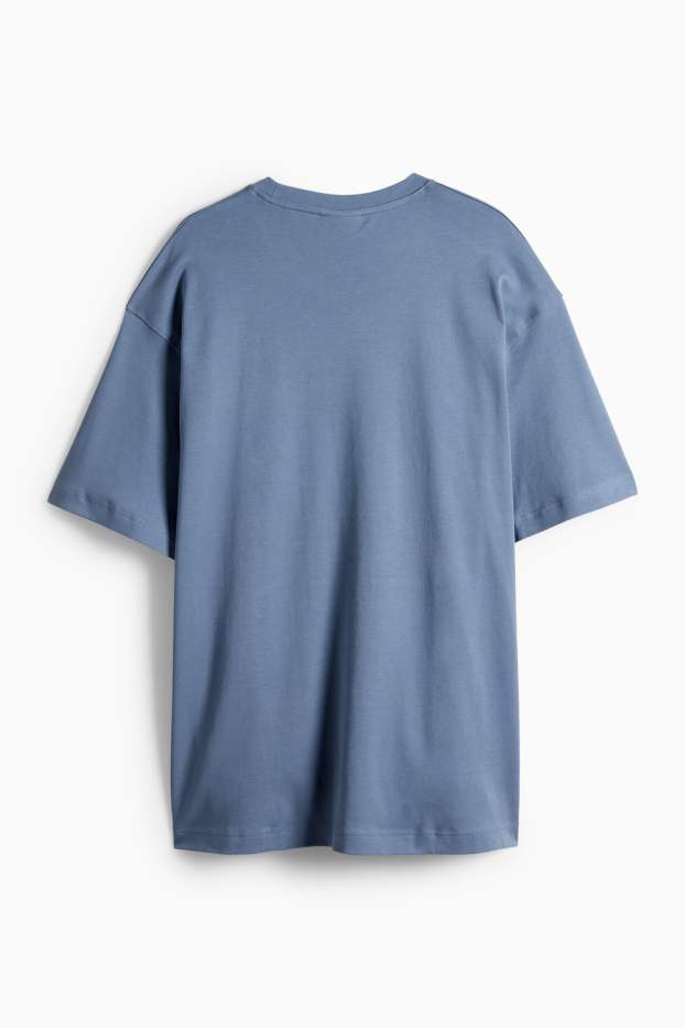 Herren - T-Shirt - Relaxed Fit - blau