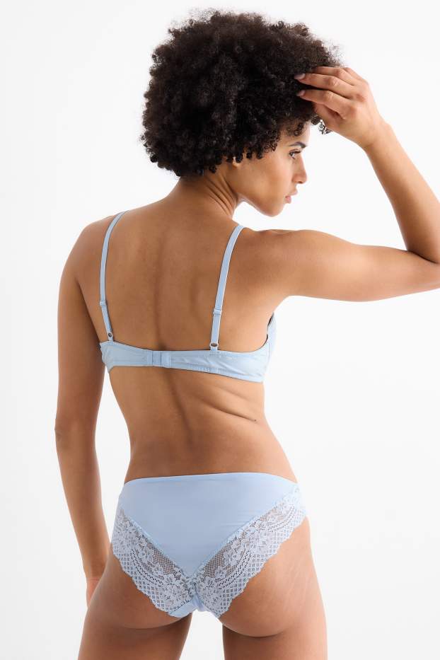 Femmes - Culotte - bleu clair