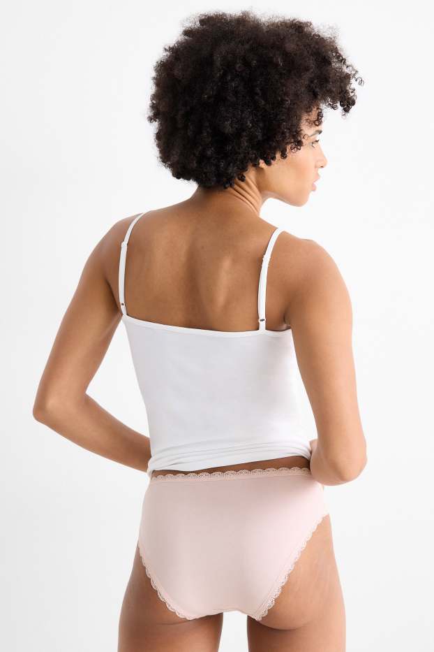 Donna - Slip - rosa / turchese