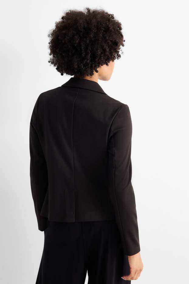 Damen - Business-Blazer - Regular Fit - schwarz