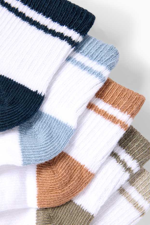 Baby Boys - Multipack of 5 - baby socks - white