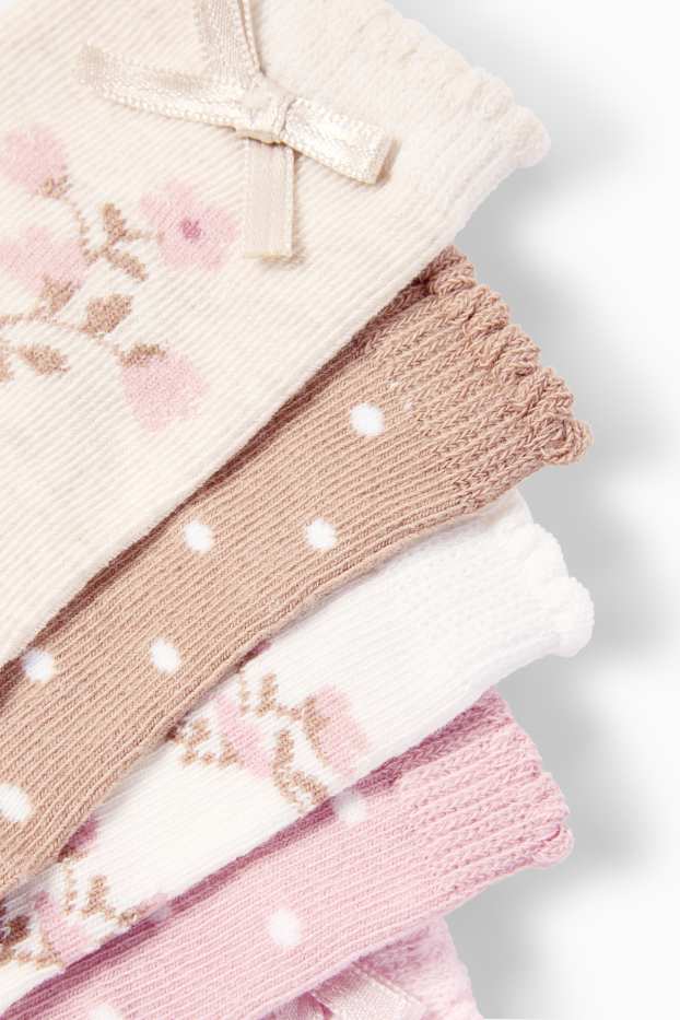 Miminka - dívky - Ponožky pro miminka - růžová