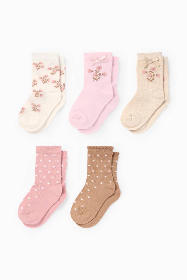 Miminka - dívky - Ponožky pro miminka - růžová