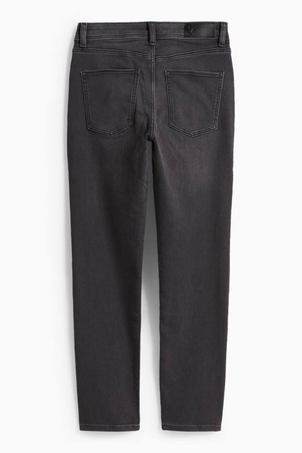 Donna - Slim jeans - vita media - jog denim - jeans grigio scuro