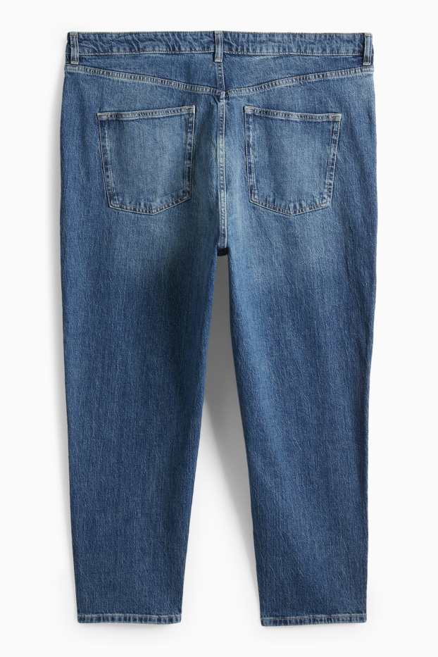 Damen - Mom Jeans - High Waist - LYCRA® - jeansblau