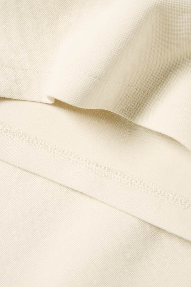 Home - Pantalons curts de xandall - texturats - beix clar