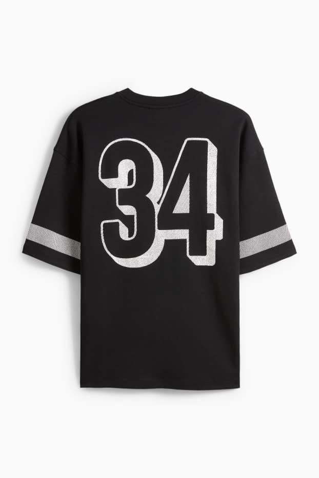 Herren - T-Shirt - Oversized - schwarz