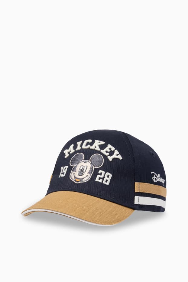 Baby Buben - Micky Maus - Baby-Cap - dunkelblau