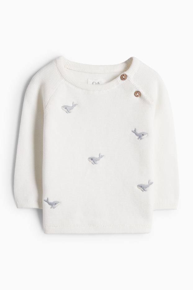 Miminka - chlapci - Outfit pro novorozence - bílá