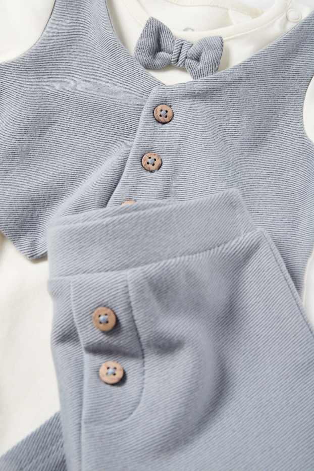 Baby: jongens - Newborn outfit - grijs