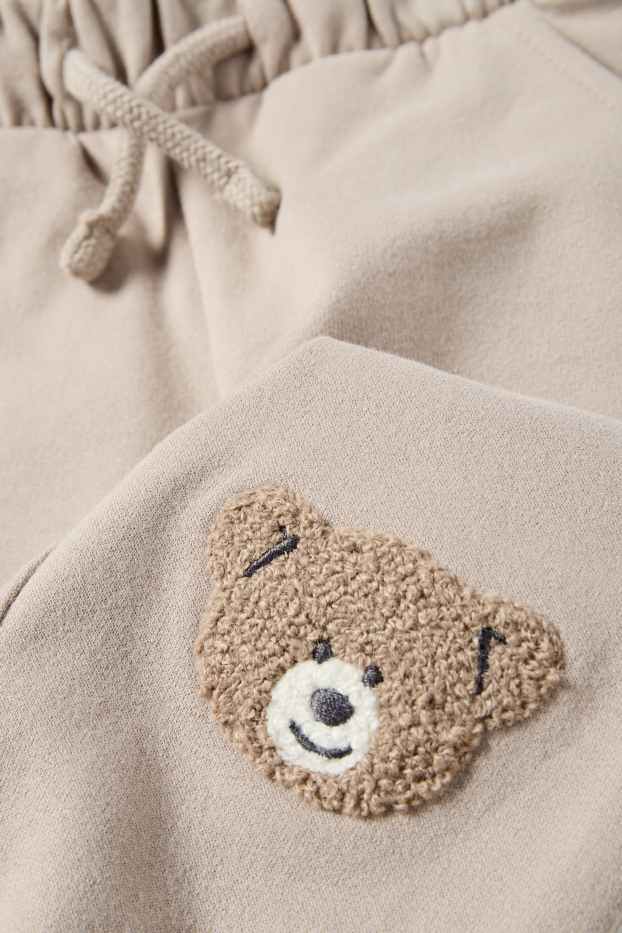 Baby: jongens - Baby joggingbroek - lichtgrijs