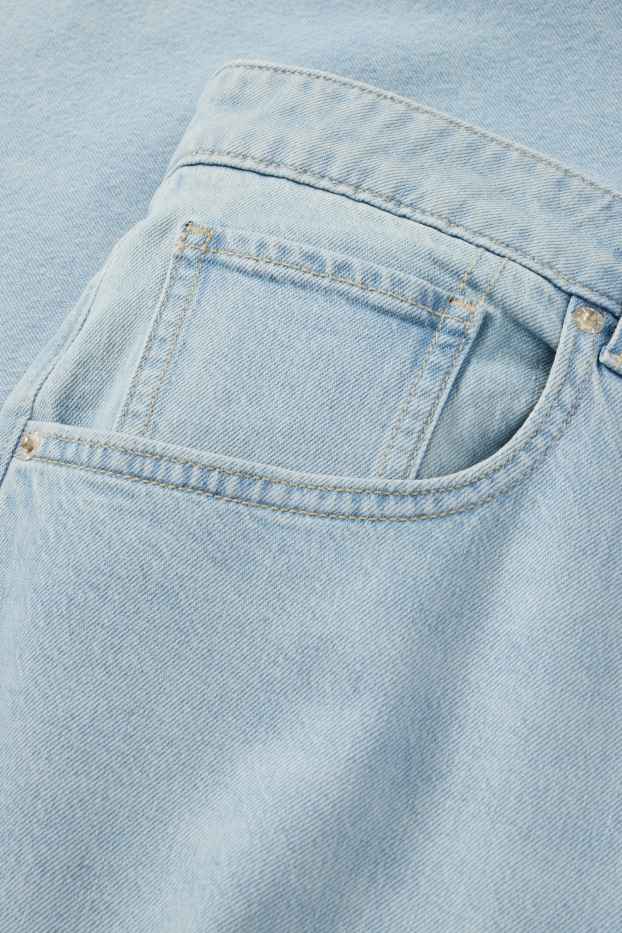 Femei - Wide leg jeans - talie înaltă - denim-albastru deschis