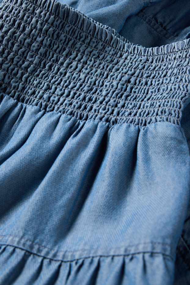 Kinder Mädchen - Jeansrock - blau