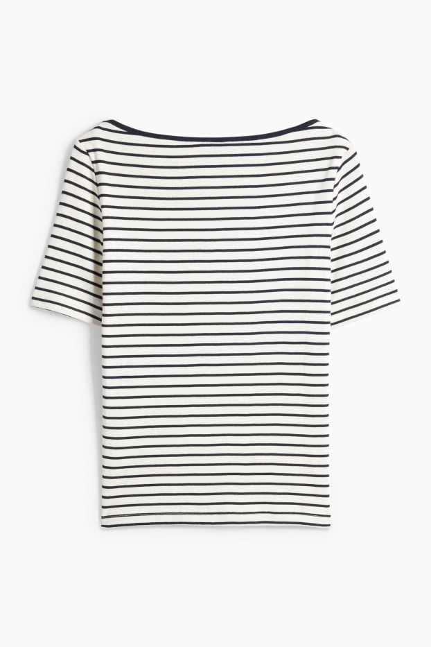 Donna - T-shirt - bianco / blu