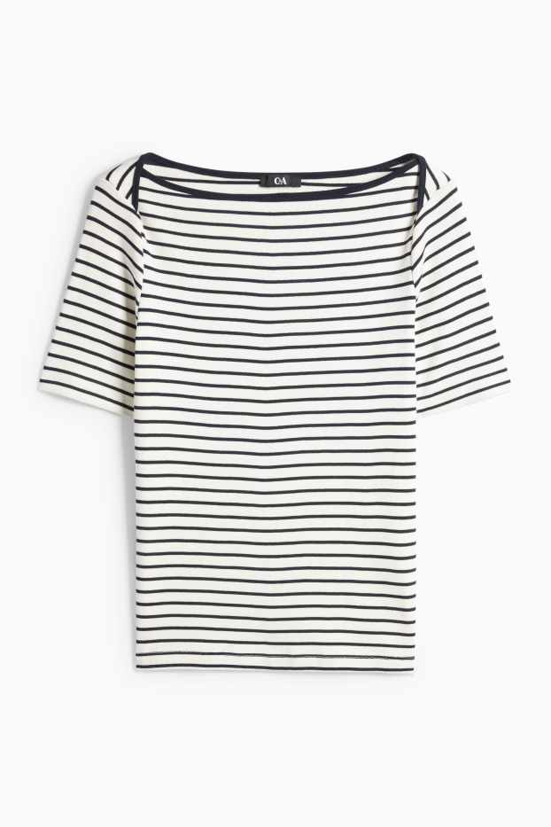 Donna - T-shirt - bianco / blu