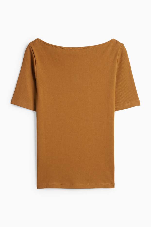 Dámské - Tričko - hořčicově žlutá