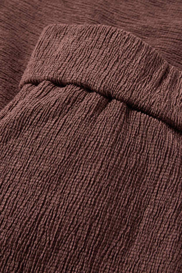 Dona - Pantalons sense tancament - marró