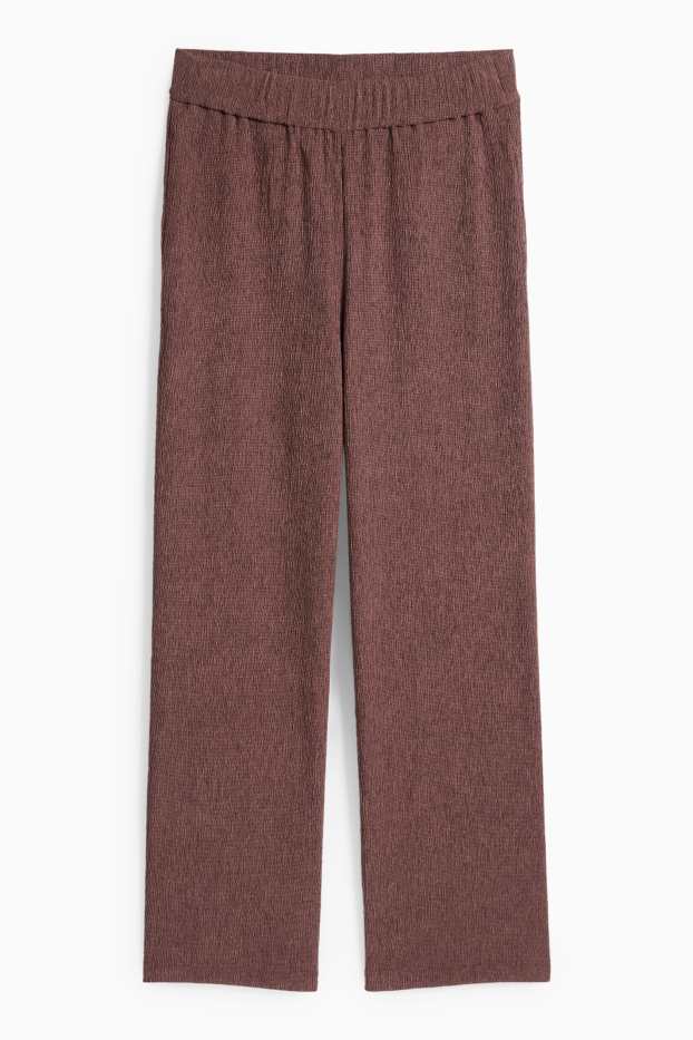 Dona - Pantalons sense tancament - marró