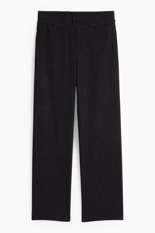 Women - Pull-on trousers - black