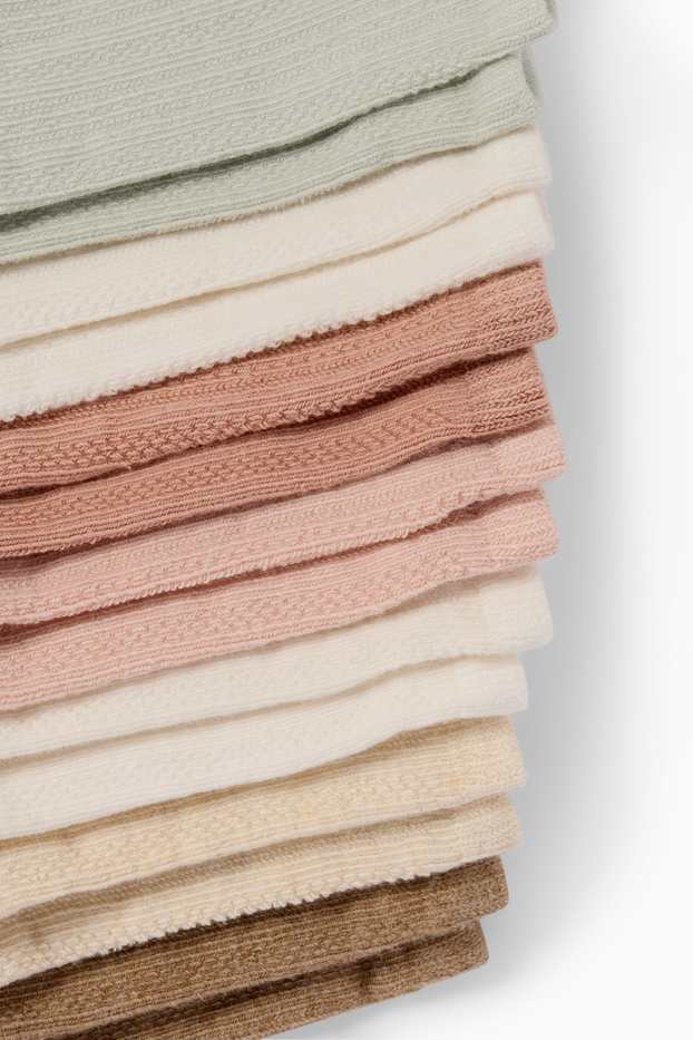 Bebeluși - fete - Șosete scurte bebeluși - multicolor