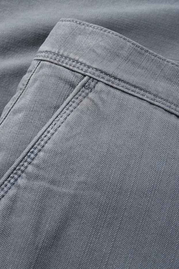 Pánské - Kalhoty chino - slim fit - šedá