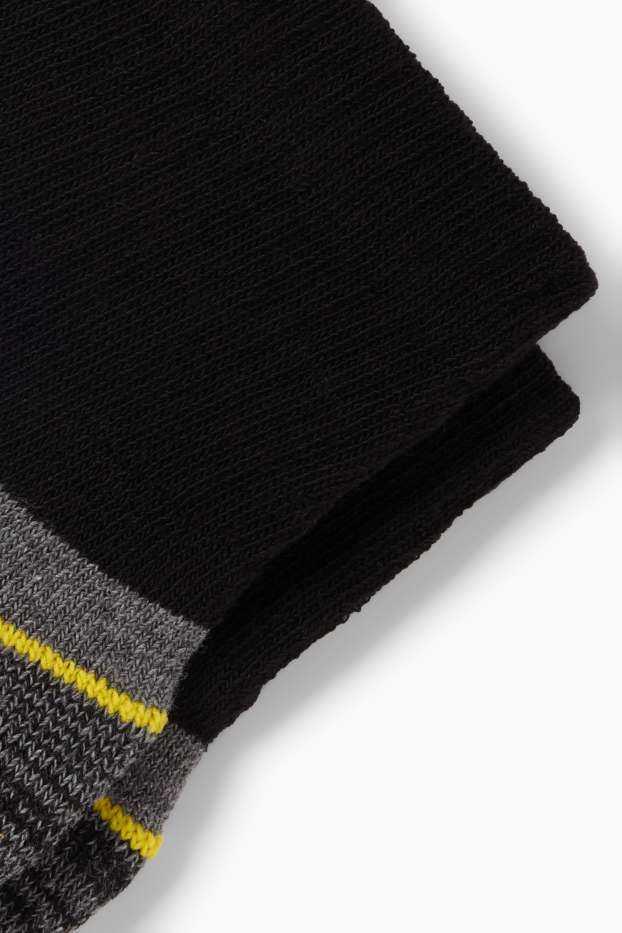 Men - Multipack of 5 - short socks - black