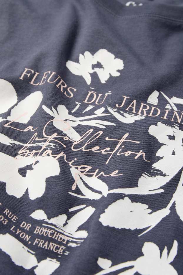 Dámské - Noční košile - tmavomodrá